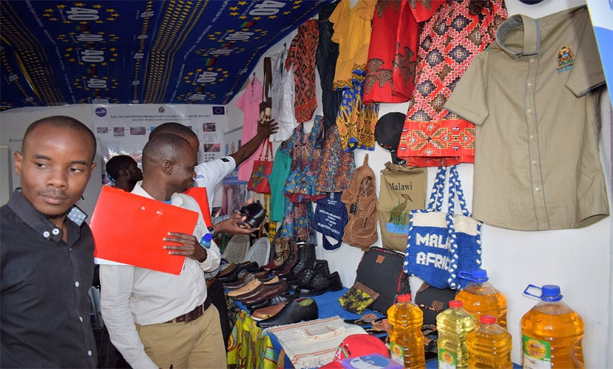 People admire Products from EU-funded Malawi Enterprise Productivity Enhancement (MEPE) Project