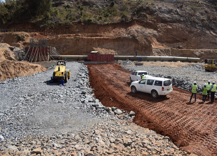 Under construction – Bwanje Dam is one of the projects under 10th EDF