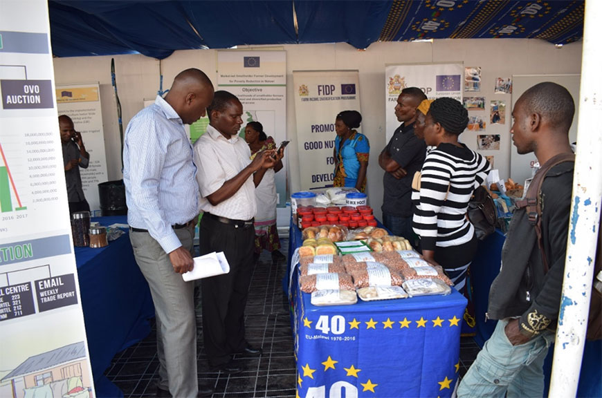 Some FIDP products displayed during the 2017 National Agriculture Fair