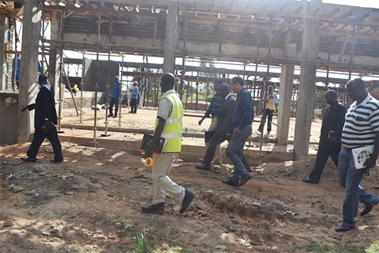 Mission team visiting Chibabvi CDSS Hall under construction and expected to be completed and handed over for use soon Mission team visiting Chibabvi CDSS Hall under construction and expected to be completed and handed over for use soon