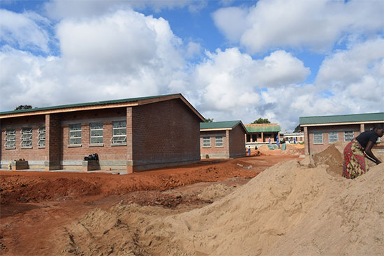 Some of the newly constructed classrooms at Chibabvi CDSS and expected to be duly commissioned to the community for use Some of the newly constructed classrooms at Chibabvi CDSS and expected to be duly commissioned to the community for use